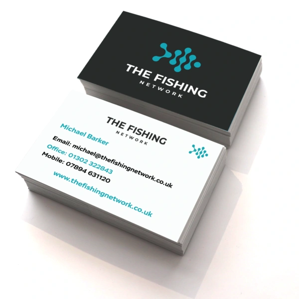 Quality, standard sized 85mm x 55mm, business cards supplied to a local Doncaster business.