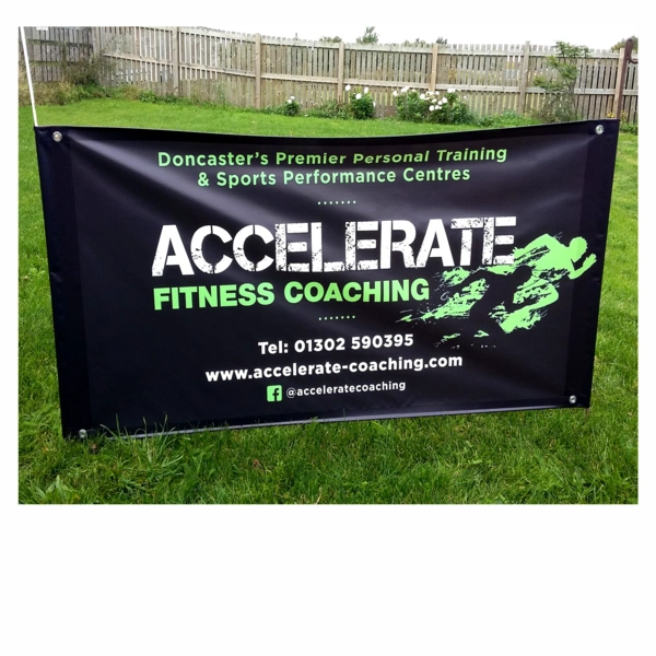 Full colour printed banner