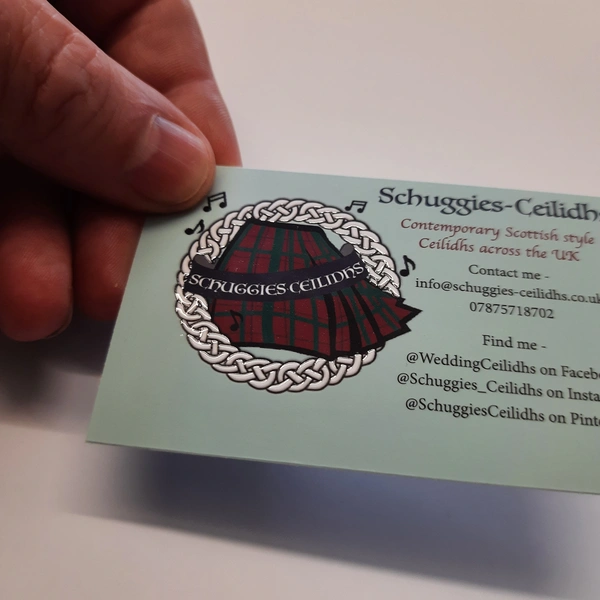 Business Card With Spot UV
