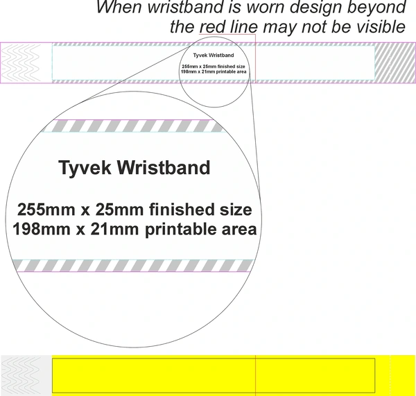  Tyvek Wristband Template