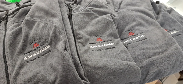  Left Breast Logo Embroidery Amazone